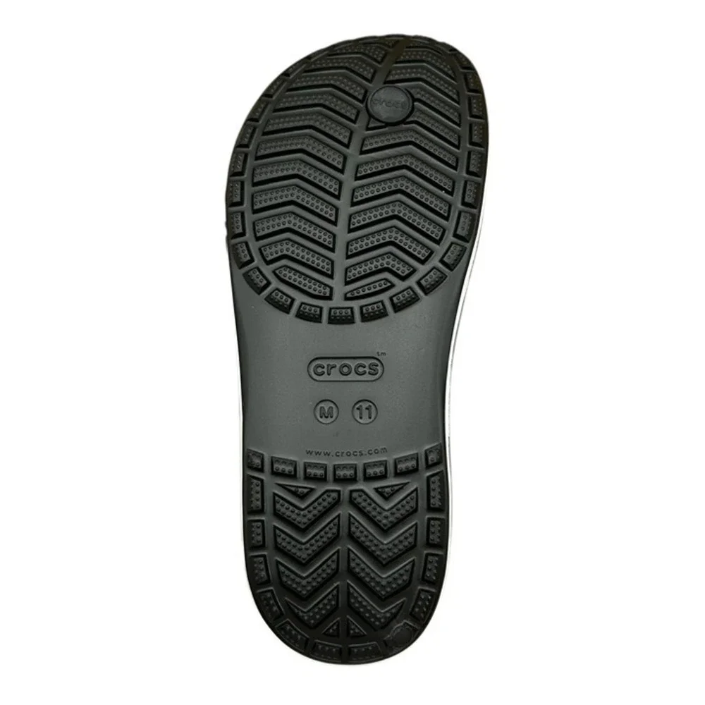 Crocs Men's Bayaband Flip Flop Sandals Size 11 Black Water Friendly Lightweight